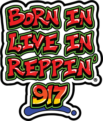 Born In Live In Reppin' 917 sticker