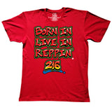 Red Born In Live In Reppin' 216 t-shirt