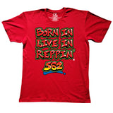 Red Born In Live In Reppin' 562 t-shirt