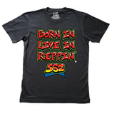 Black Born In Live In Reppin' 562 t-shirt