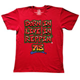 Red Born In Live In Reppin' 718 t-shirt