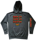 Charcoal Born In Live In Reppin' D.C. hoodie