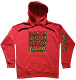 Red Born In Live In Reppin' Fresno hoodie