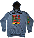 Blue Born In Live In Reppin' Georgia hoodie