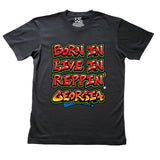 Black Born In Live In Reppin' Georgia t-shirt