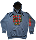 Blue Born In Live In Reppin' Indy hoodie