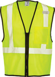 Lime Born In Live In Reppin' Safety Vest Front