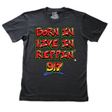 Black Born In Live In Reppin' 917 t-shirt